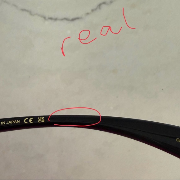 TIPS ON AUTHENTICITY OF GUCCI , CHANEL , VERSACE , ETC SUNGLASSES - Picture 12 of 16
